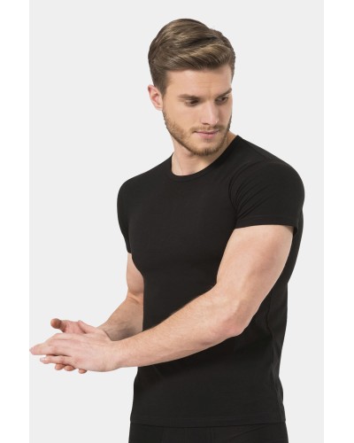 Türen Erkek Likrali T-Shirt 169/Siyah