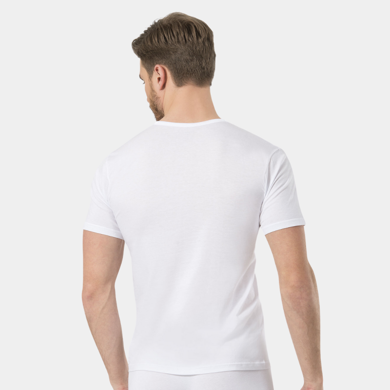 Türen Erkek Modal V Yaka Fanila 182/Beyaz