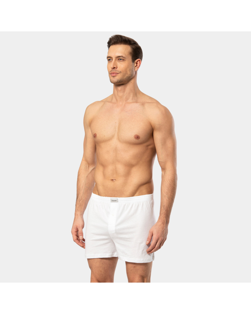 Türen Erkek Penye Boxer 130/Beyaz Türen Erkek Penye Boxer 130/Beyaz