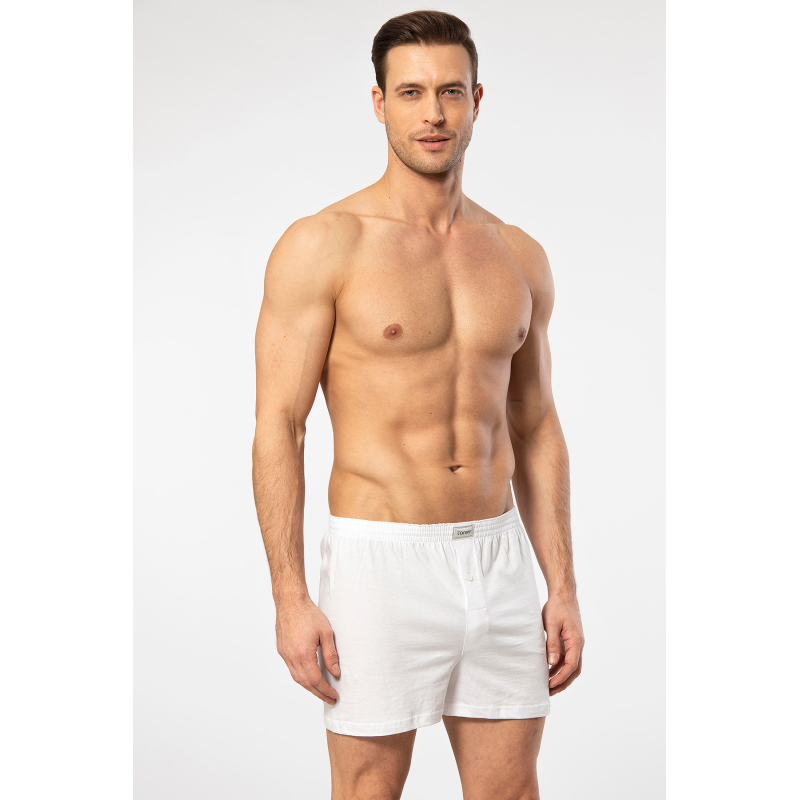 Türen Erkek Penye Boxer 130/Beyaz