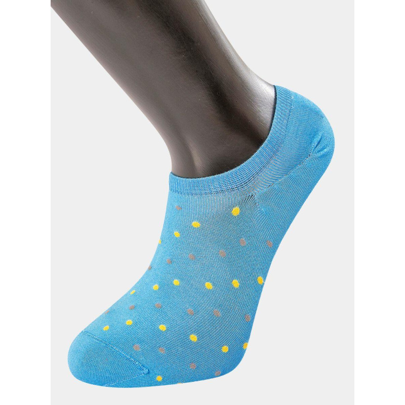 Türen Erkek Puanli Sneakers Çorap 6'li Paket 9005/Mavi