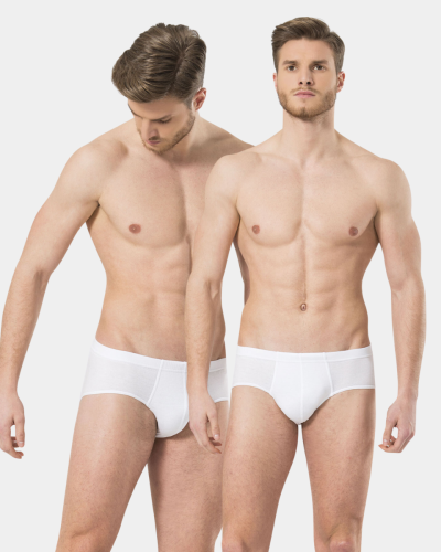 Türen Erkek Ribana Kom Slip 2'li Paket 155/Beyaz