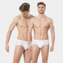 Türen Erkek Ribana Kom Slip 2'li Paket 155/Beyaz
