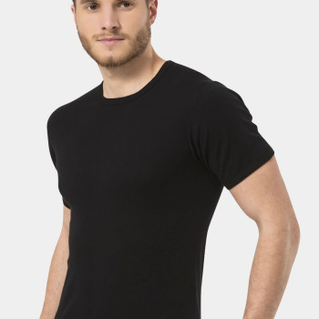 Türen Erkek Ribana O yaka Fanila 102/Siyah