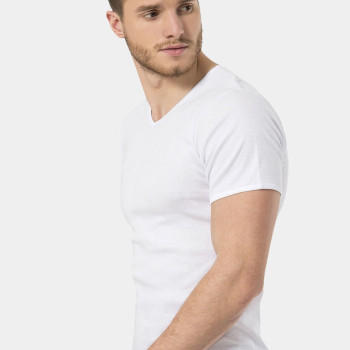 Türen Erkek Ribana V yaka Fanila 2'li Paket 156/Beyaz Türen Erkek Ribana V yaka Fanila 2'li Paket 156/Beyaz