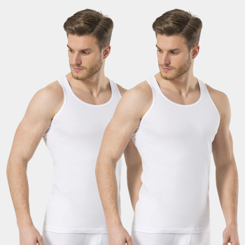 Türen Erkek Spor Atlet 2'li Paket 131/Beyaz Türen Erkek Spor Atlet 2'li Paket 131/Beyaz