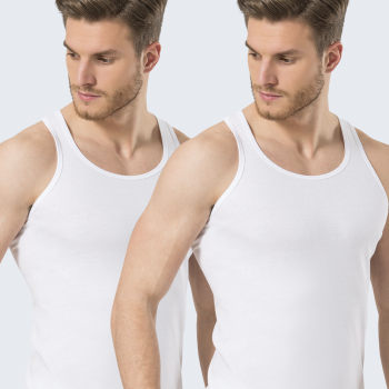 Türen Erkek Spor Atlet 2'li Paket 131/Beyaz