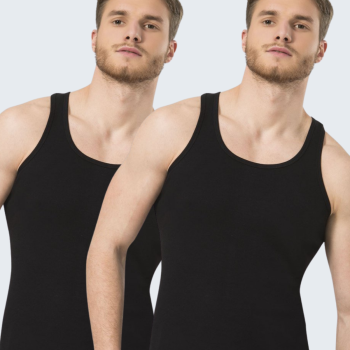 Türen Erkek Spor Atlet (2'li Paket) 131/Siyah