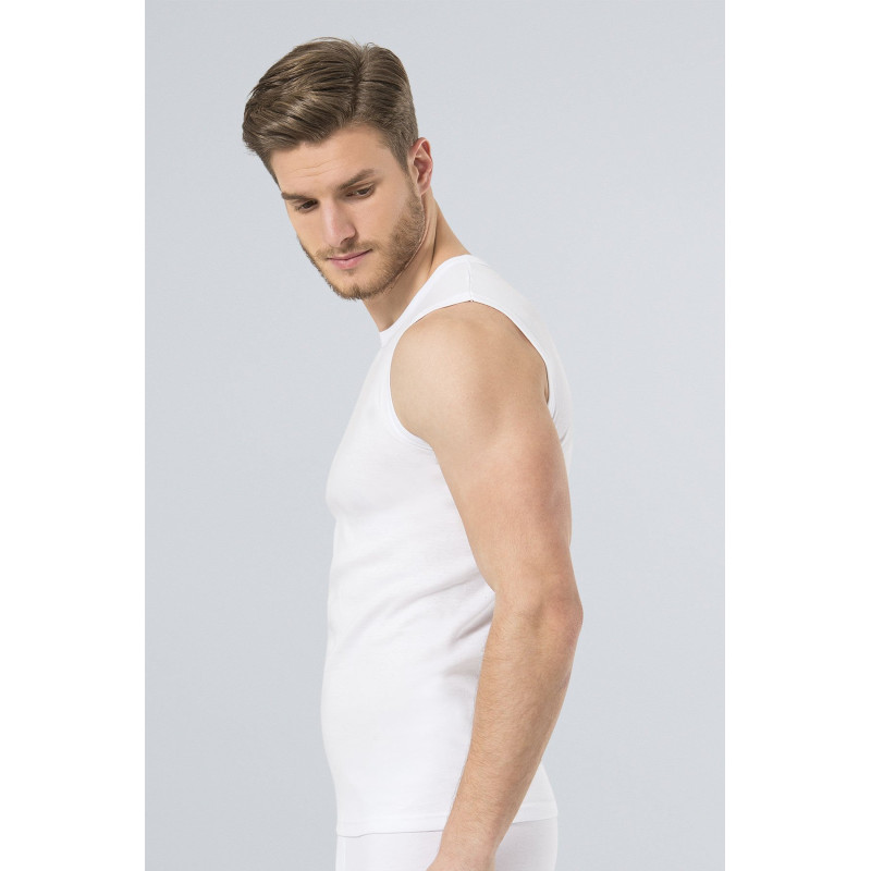 Türen Erkek Spor O yaka Atlet (2'li Paket) 134/Beyaz Türen Erkek Spor O yaka Atlet (2'li Paket) 134/Beyaz