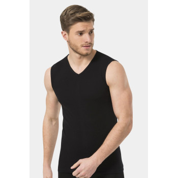 Türen Erkek Spor V yaka Atlet 2'li Paket 158/Siyah Türen Erkek Spor V yaka Atlet 2'li Paket 158/Siyah