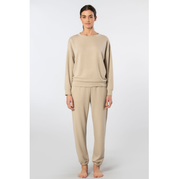 Türen Kadin Bisiklet Yaka Jogger Esofman Takimi 3611/Bej