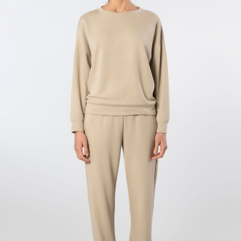 Türen Kadin Bisiklet Yaka Jogger Esofman Takimi 3611/Bej