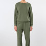 Türen Kadin Bisiklet Yaka Jogger Esofman Takimi 3611/Yeşil