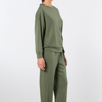 Türen Kadin Bisiklet Yaka Jogger Esofman Takimi 3611/Yeşil