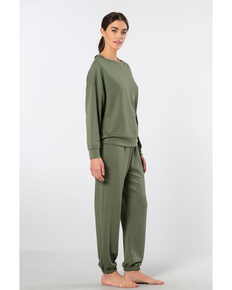 Türen Kadin Bisiklet Yaka Jogger Esofman Takimi 3611/Yeşil Türen Kadin Bisiklet Yaka Jogger Esofman Takimi 3611/Yeşil