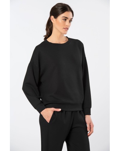 Türen Kadin Bisiklet Yaka Jogger Esofman Takimi 3611/Siyah