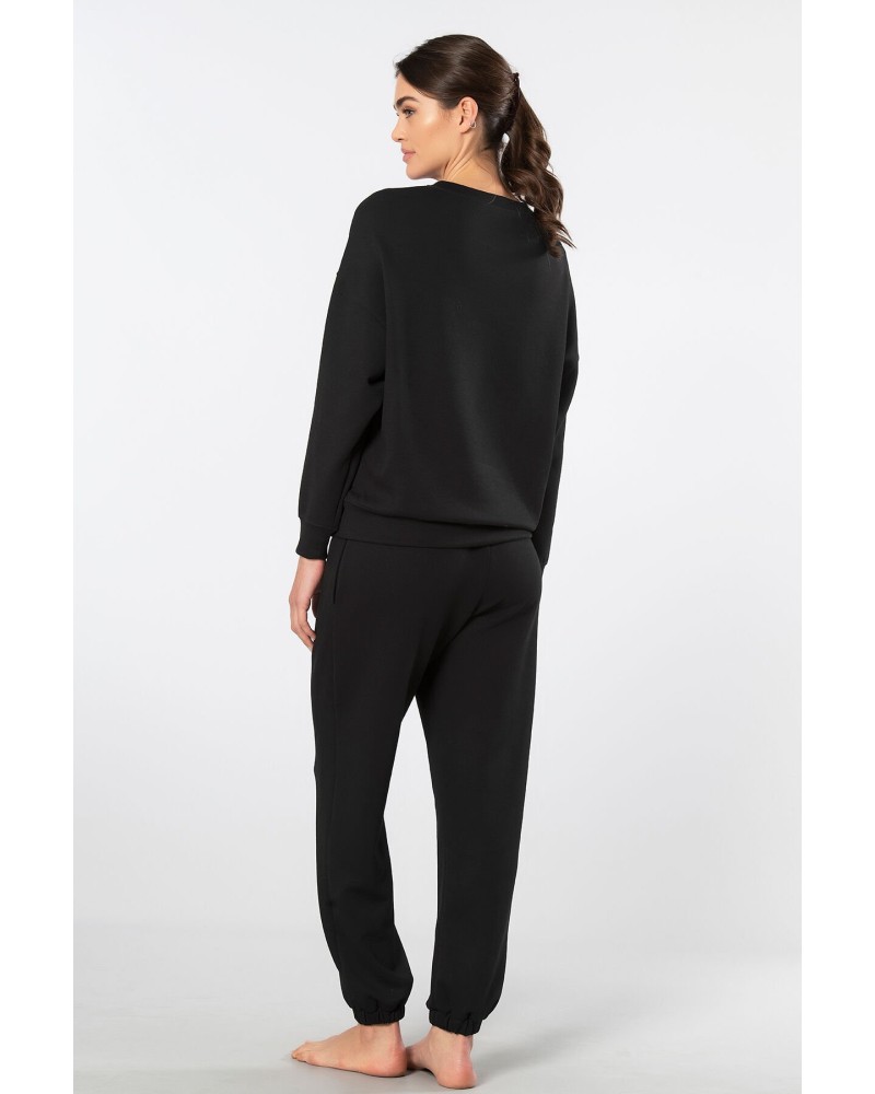 Türen Kadin Bisiklet Yaka Jogger Esofman Takimi 3611/Siyah Türen Kadin Bisiklet Yaka Jogger Esofman Takimi 3611/Siyah