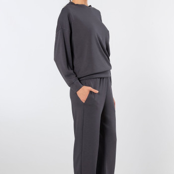 Türen Kadin Bisiklet Yaka Jogger Esofman Takimi 3611/Antrasit