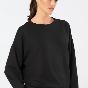 Türen Kadin Bisiklet Yaka Sweatshirt 3613/Siyah