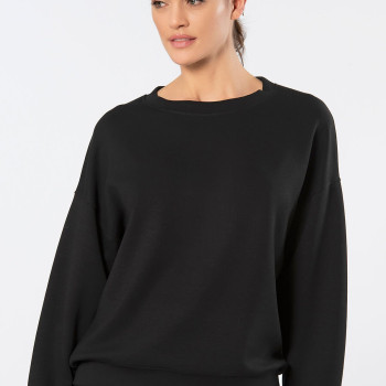 Türen Kadin Bisiklet Yaka Sweatshirt 3613/Siyah