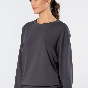 Türen Kadin Bisiklet Yaka Sweatshirt 3613/Antrasit