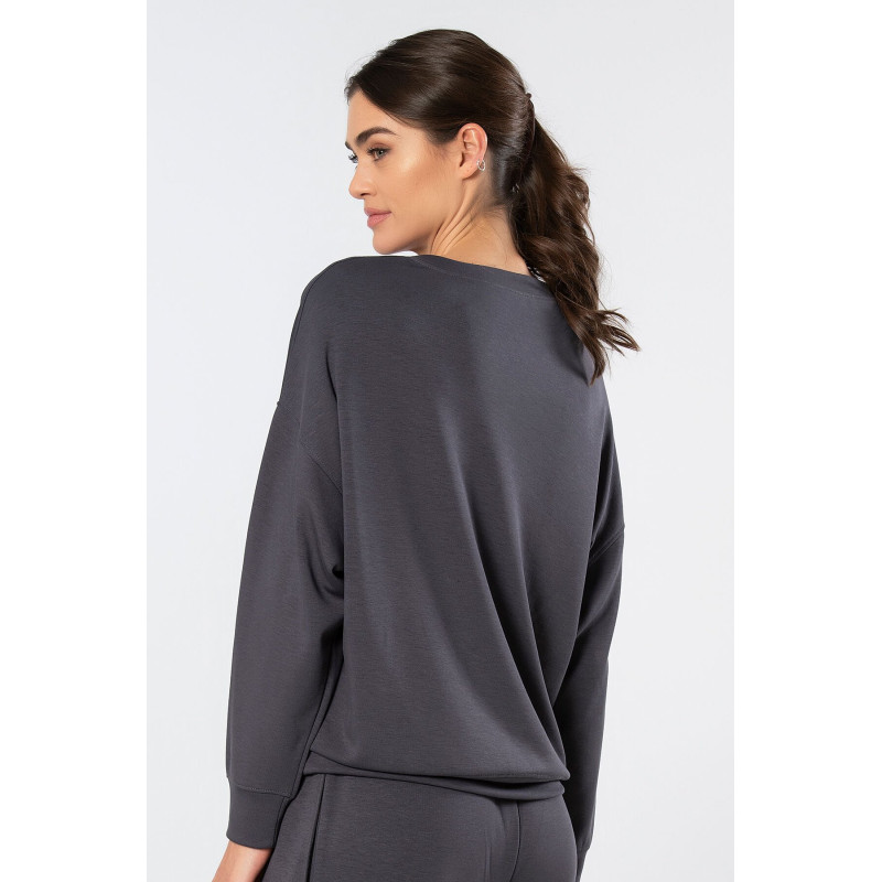 Türen Kadin Bisiklet Yaka Sweatshirt 3613/Antrasit