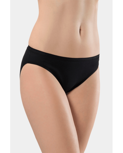 Türen Kadin Biyeli Pamuklu Bikini Külot 2'li Paket 270/Siyah