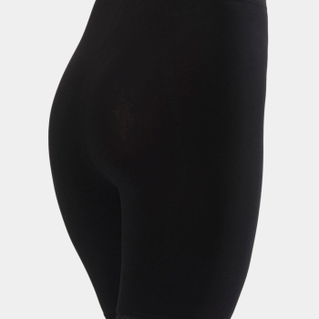 Türen Kadin Dantelli Pamuklu Likrali Kisa Tayt 285/Siyah