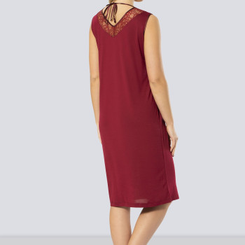 Türen Kadin Dantelli V Yaka Gecelik 3285/Bordo