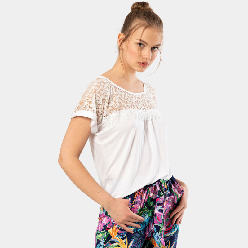 Türen Kadin Desenli Pijama Takimi 3302