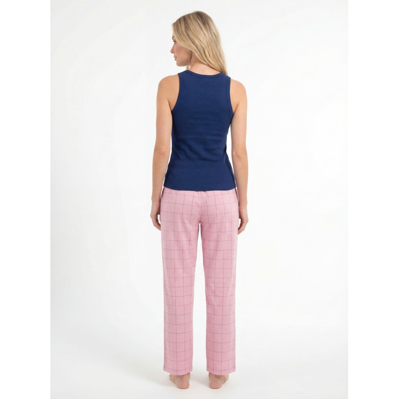 Türen Kadın Dokuma Tek Alt Pantolon 3616/Pembe