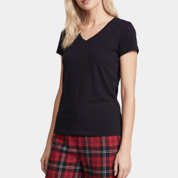 Türen Kadın Ekoseli Pijama Takımı T3618/Kırmızı