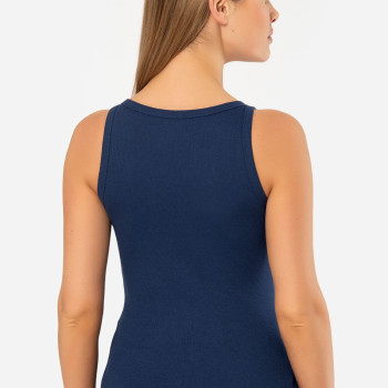 Kadin Halter Yaka Fitilli Atlet 3403/Lacivert