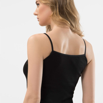 Türen Kadin Ip Askili Pamuklu Atlet 2'li Paket 214/Siyah