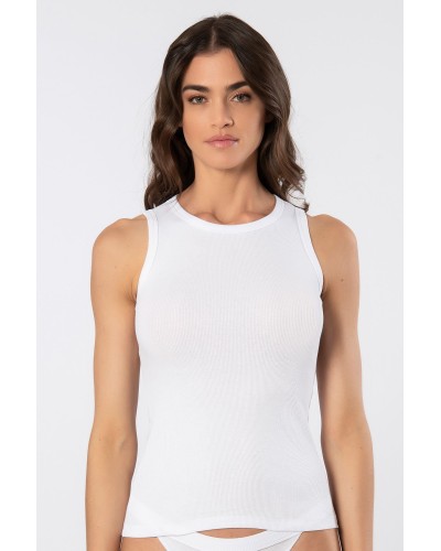 Türen Kadin Kolsuz Ribana Atlet 3407/Beyaz