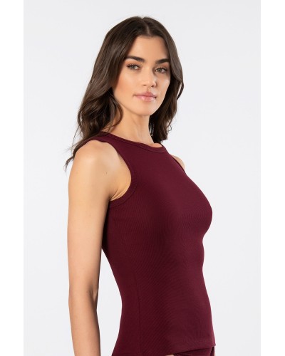 Türen Kadin Kolsuz Ribana Atlet 3407/Bordo