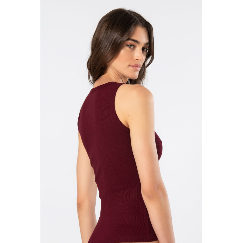 Türen Kadin Kolsuz Ribana Atlet 3407/Bordo