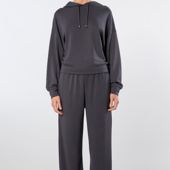 Türen Kadin Kapüsonlu Boru Paça Esofman Takimi 3608/Antrasit