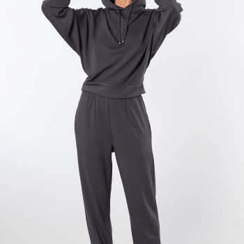 Türen Kadin Kapüsonlu Jogger Esofman Takimi 3609/Antrasit