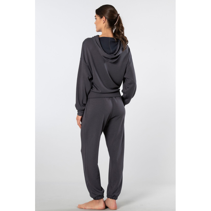 Türen Kadin Kapüsonlu Jogger Esofman Takimi 3609/Antrasit