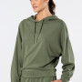 Türen Kadin Kapüsonlu Sweatshirt 3612/Yeşil