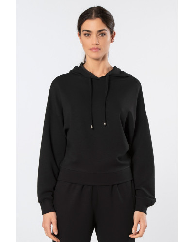 Türen Kadin Kapüsonlu Sweatshirt 3612/Siyah