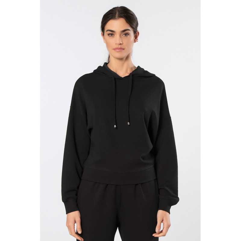 Türen Kadin Kapüsonlu Sweatshirt 3612/Siyah