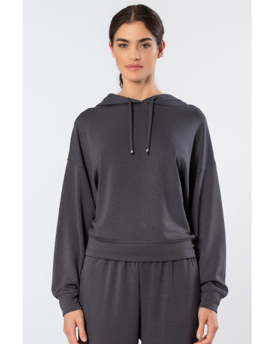 Türen Kadin Kapüsonlu Sweatshirt 3612/Antrasit