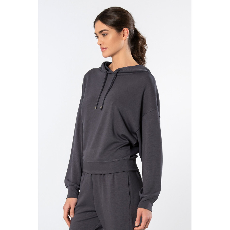 Türen Kadin Kapüsonlu Sweatshirt 3612/Antrasit