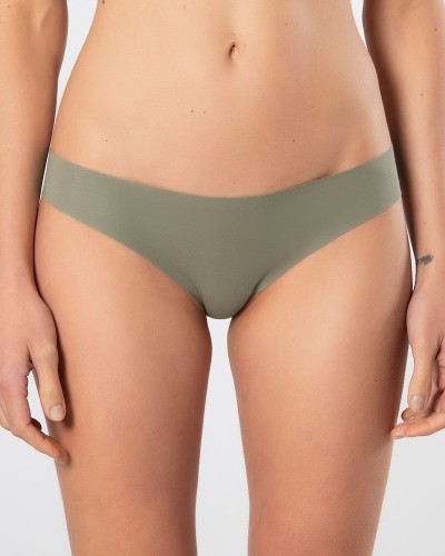 Türen Kadin Lazer Kesim Pamuklu Bikini Külot 907/Yeşil