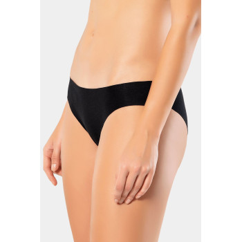 Türen Kadin Lazer Kesim Pamuklu Bikini Külot 907/Siyah