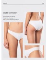 Türen Kadin Lazer Kesim Pamuklu Bikini Külot 907/Beyaz Türen Kadin Lazer Kesim Pamuklu Bikini Külot 907/Beyaz