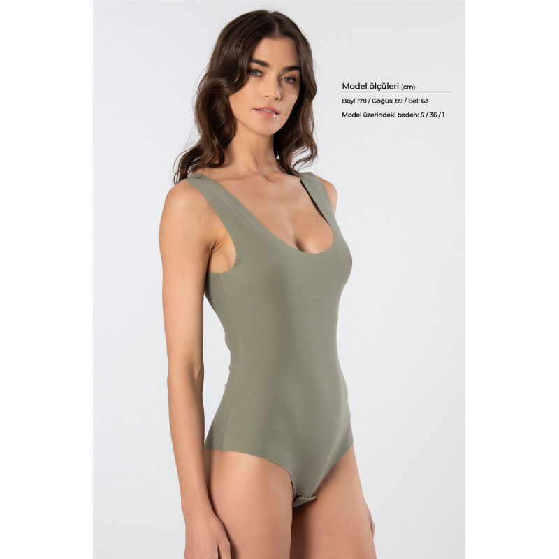 Türen Kadin Lazer Kesim Pamuklu Çitçitli Body 905/Yeşil Türen Kadin Lazer Kesim Pamuklu Çitçitli Body 905/Yeşil