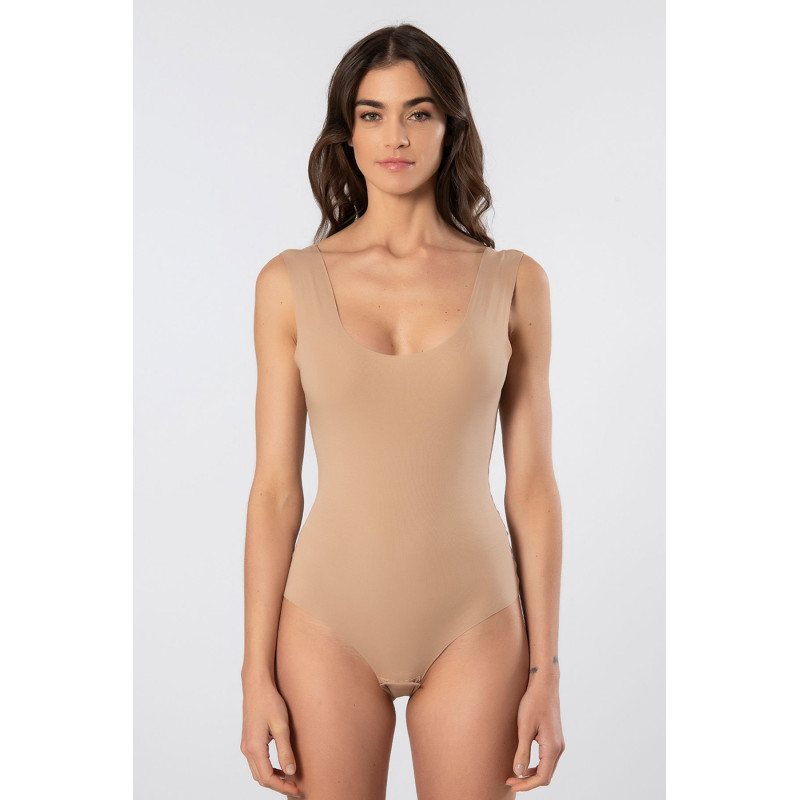 Türen Kadin Lazer Kesim Pamuklu Çitçitli Body 905/Cappuccino Türen Kadin Lazer Kesim Pamuklu Çitçitli Body 905/Cappuccino